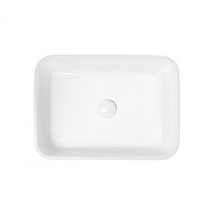 Раковина-чаша Qtap Tern 500х370х200 White з донним клапаном QT1711A048W