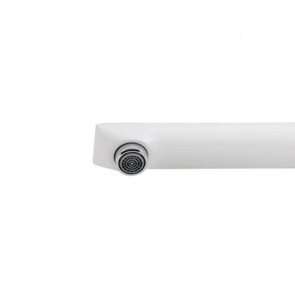 Змішувач для кухні Qtap Ustek QTUS9016107FCW Chrome/White — Photo 4