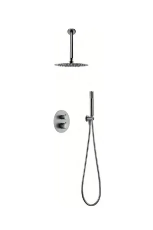 IMEX LINE BRUSHED NICKEL Набір для душу термостатичний, матовий нікель