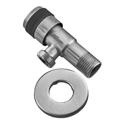 Кран для підключення сантехприладів MIXXUS VAL-04-1/2x1/2 з нерж. сталі SUS304 (MI6026) — Photo 1