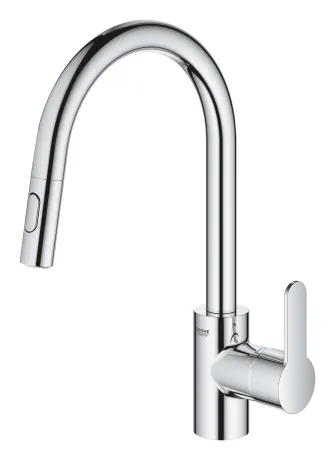 Змішувач для кухні з висувним виливом Grohe Eurostyle Cosmopolitan (31482003) — Photo 1