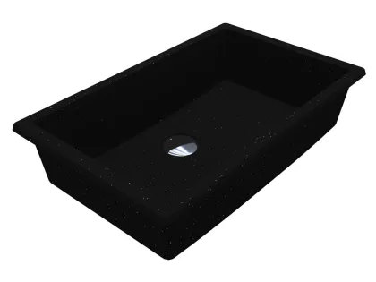 Умивальник BOGOTA 505 MIRASTONE BLACK SHINE Miraggio