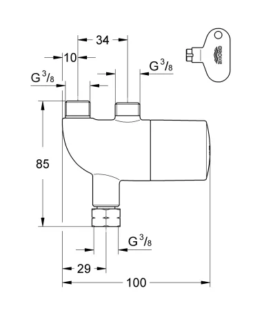 Термостат під раковину Grohe Grohtherm Micro (34487000) — Photo 2