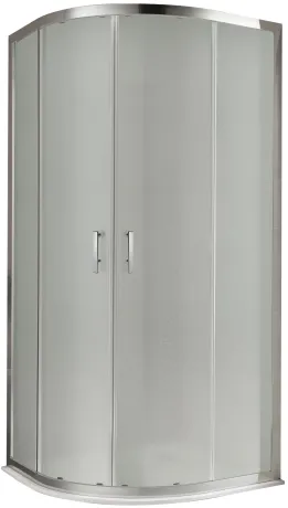 R90RG Душова кабіна ROUND напівкругла 900x900x1900 мм скло grape