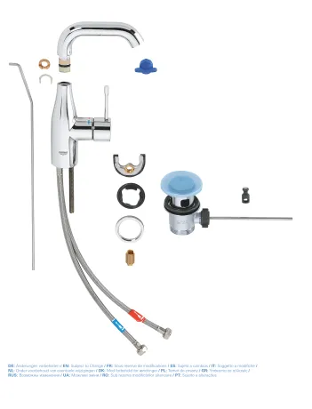 Змішувач для раковини M-розміру Grohe Essence New (23462001) — Photo 3