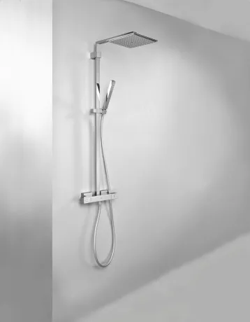 Душова система з термостатом для душа Grohe Euphoria Cube System (26087000) — Photo 2