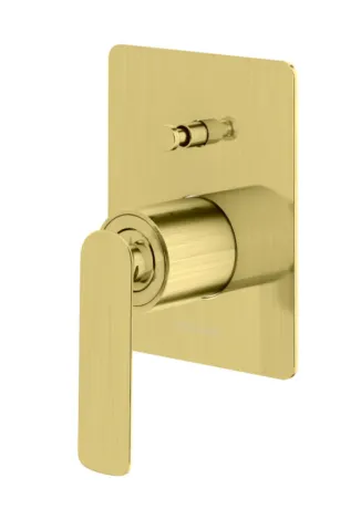 Душева система KOHLMAN EXPERIENCE 30 BRUSHED GOLD + BOX прихованого монтажу * — Photo 2