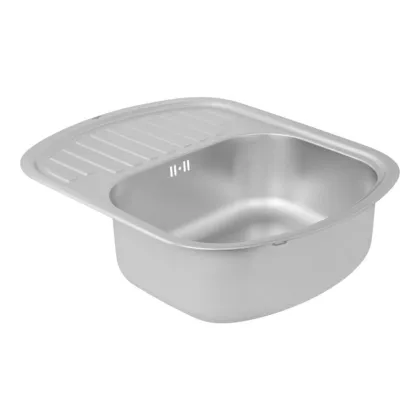 Кухонне миття Qtap 6349 0,8 мм Satin (QT6349SAT08) — Photo 3