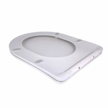 Сидіння для унітаза підлогового (Dove) 425×363×30 мм, White, з мікроліфтом, Slim Duroplast, Quick Release QT06228380BW3 Qtap — Photo 3
