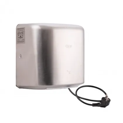 Сушарка для рук Qtap Pohodli настінна QTS950MS Brushed Nickel (Susiaci)