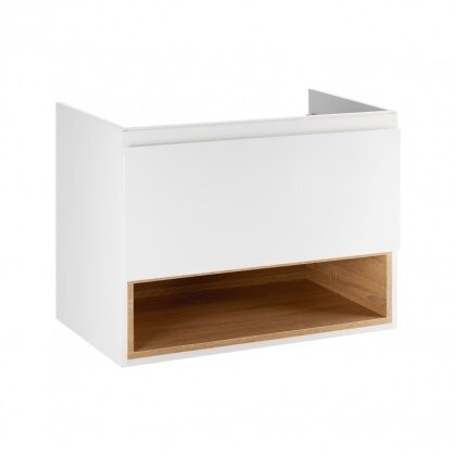 Тумба підвісна Qtap Robin 700х580х437 White/Whitish oak QT1374TPВ7001WWO