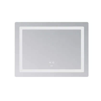 Дзеркало Lidz Kubis (KU2) 800х600 з LED-підсвічуванням Touch, з антизапотіванням, з димером, рег. яскравості LD78LF9048060 — Photo 2