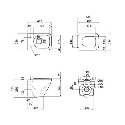 Унітаз підвісний Qtap Tern Soft-close QT1733052ERW — Photo 1