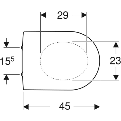 Сидіння для унітазу Geberit iCon 574130000 — Photo 1