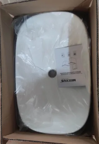 Раковина накладна Mixxus Premium BEVEL-0105 610х375х120mm (MP6524) — Photo 6