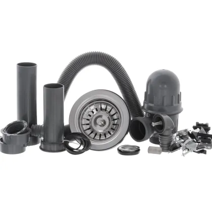 Мийка кухонна Haiba HB8104-G226 Black 780x500x200 (HB0987) — Photo 2