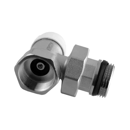 Кран термостатичний "антипротікання" кутовий Koer KR.921-Gi - 1" (KR5639) — Photo 2