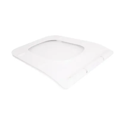 Qtap Сидіння для унітаза (Crow 640) 460x350x47 мм, White, з мікроліфтом, Slim Duroplast, Quick Release QTSC179W48700 — Photo 2