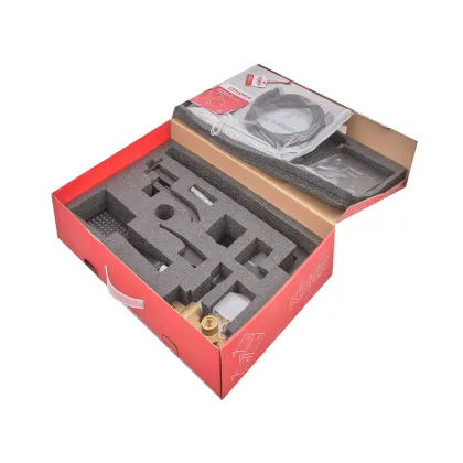 Вбудована душова система із змішувачем Koer KB-66007-05 (Колір чорний) (KR3465) — Photo 3