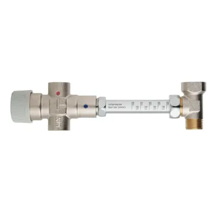 Змішувач термостатичний для бойлерів та водонагрівачів Koer SET-27 - 1/2"  комплект (KR5651)
