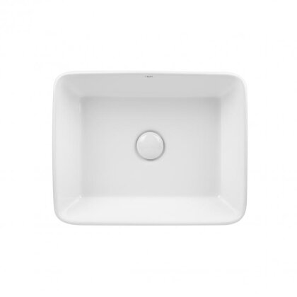 Раковина-чаша Qtap Tern 475х370х140 White з донним клапаном QT17112074W