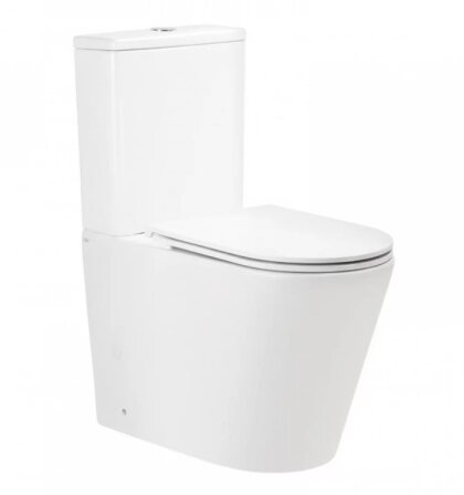 Унітаз-компакт Qtap Scorpio безободковий Ultra Quiet із сидінням Soft-close QT14222125AUQW