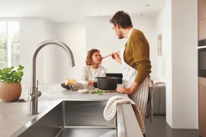 Мийка для кухні із нержавіючої сталі Grohe K700 (31580SD1) — Photo 4