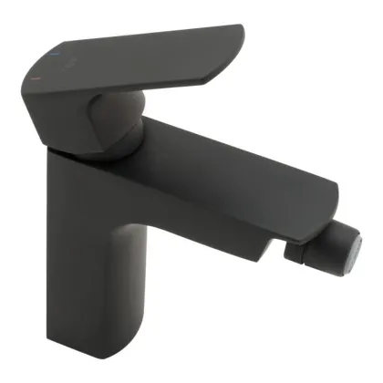 Змішувач для біде Qtap Lipno QTLIPNO2023101CB Black Matt — Photo 2
