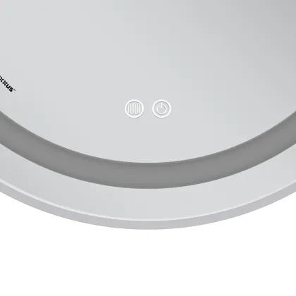 Дзеркало Mixxus Premium ELLIPSE MV05-80x70-Reverse WHITE з Led Touch, Anti-fog, димером (3-6,5kK) (MP6645) — Photo 4