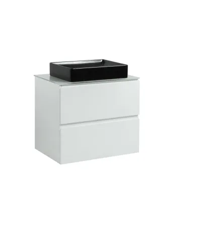Тумба SANWEST GROUP VELMA  60 біла +стільниця біла+чаша Грейс