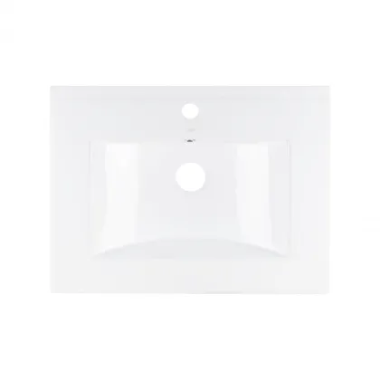 Раковина Qtap Albatross 600х460х180 White без донного клапана QT01113060CW1