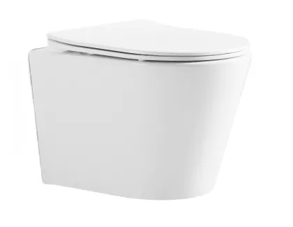 Унітаз підвісний Mixxus BEVEL-0302-R 520x360x365mm, система змиву RIMLESS (MI6709) — Photo 2