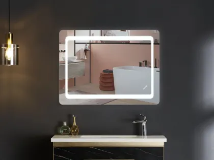 Дзеркало Mixxus TWEE MR09-50x80-Reverse з Led Touch, Anti-fog, димером, регулятором яскравості (MI6930) — Photo 12