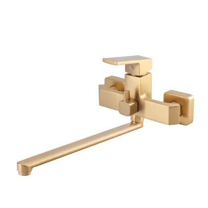 Змішувач для ванни Haiba GAUDI 006 EURO BRUSHED GOLD (HB9598) — Photo 2