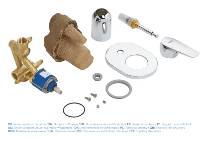 Змішувач прихованого монтажу на 2 споживача Grohe BauFlow (29045000) — Photo 4
