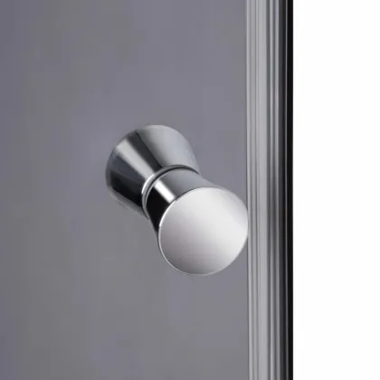 Душовий бокс Lidz Kubis SB90x90.SAT.LOW.GR, скло тоноване 4 мм — Photo 4