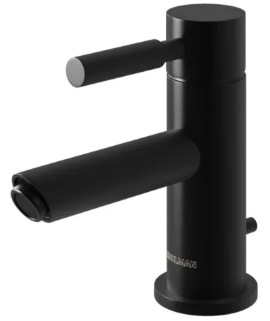 Змішувач для раковини (умивальника) KOHLMAN ROXIN BLACK низький