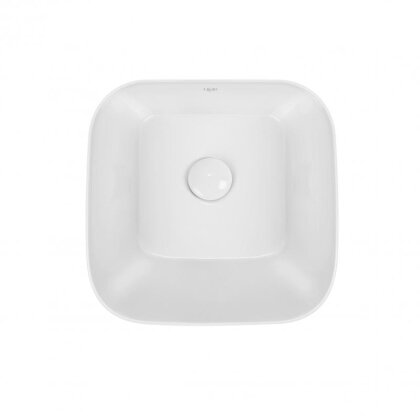 Раковина-чаша Qtap Scorpio 350х390х120 White з донним клапаном QT14112241W