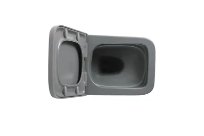 Унітаз підвісний Mixxus Premium QUADRO-0305-R GRAY 510x350x345mm система змиву RIMLESS (MP6656) — Photo 9