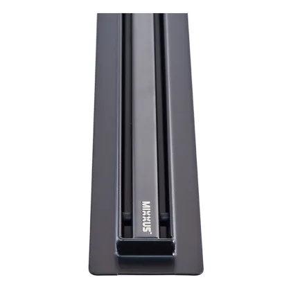 Душовий трап з нерж. сталі SUS304 Mixxus Drain-05-60-Slim Black (30x600 мм) (Чорний) (MI6169) — Photo 3