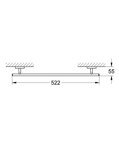 Тримач для рушників Grohe Bau Cosmopolitan Neutral (40459001) — Photo 1