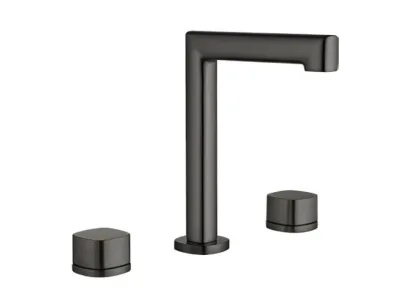 IMEX TOSCANA PVD GUN METAL Змішувач для умивальника на 3 отвори, PVD графіт