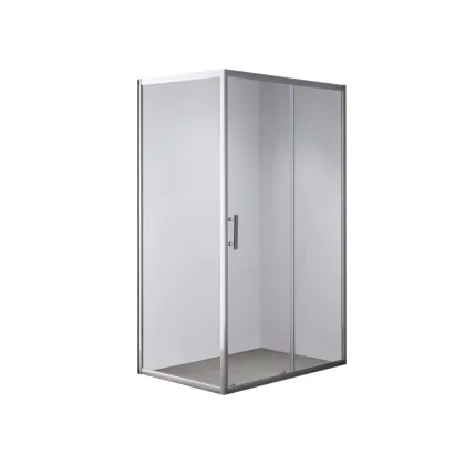Душова кабіна без піддону Mixxus HARD SC01-120x80x185-TR CHROME прозоре скло 5мм (MI6912) — Photo 4