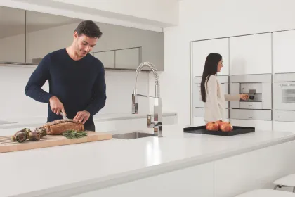 Змішувач для кухні з гнучким виливом Grohe Eurocube (31395000) — Photo 4