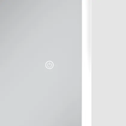 Дзеркало Mixxus Premium OLIVARY MR19-100x80-Reverse з Led Touch, Anti-fog, димером (3-6,5kK) (MP6629) — Photo 2