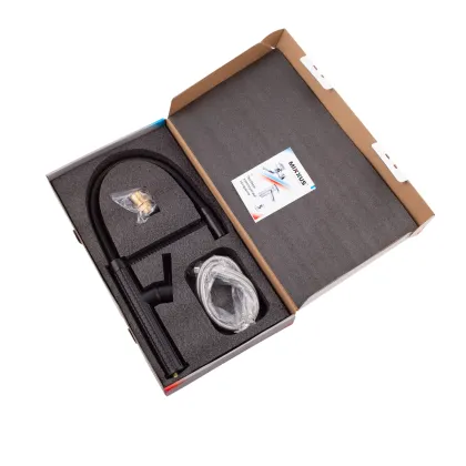 Змішувач для кухні Mixxus Premium Spark 017 BLACK (MI6969) — Photo 1