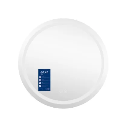 Дзеркало Qtap Mideya (MI6) R700 з LED-підсвічуванням Touch, з антизапотіванням, димером, рег. яскравості QT2078NCR7070W — Photo 2
