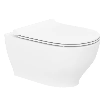 LABE Rimless унитаз подвесной 57,5*37*40см, сиденье Slim slow-closing
