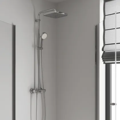 Душова система зі змішувачем для душа Grohe New Tempesta Cosmop. System (26692000) — Photo 8