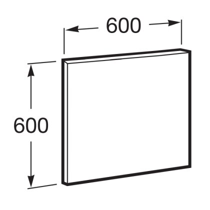 VICTORIA BASIC зеркало 60см — Photo 1